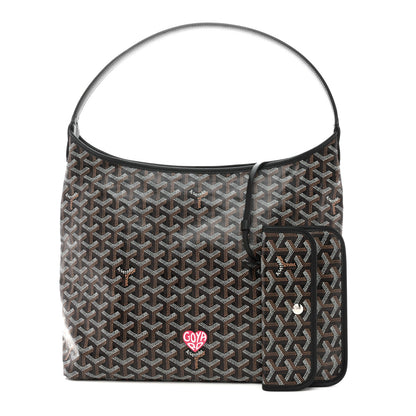 Goyard Goyardine Coeur Boheme Hobo Black 3 of 11