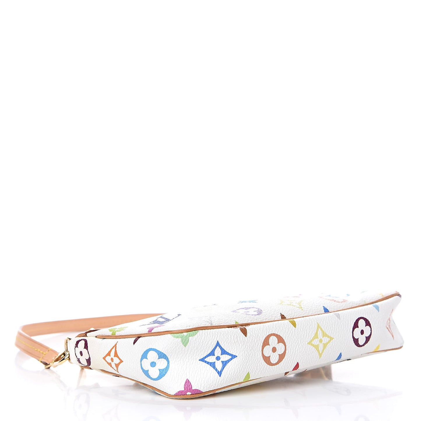 Monogram Multicolor Pochette Accessories White