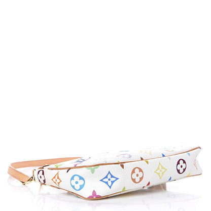 Louis Vuitton Monogram Multicolor Pochette Accessories White 4 of 11