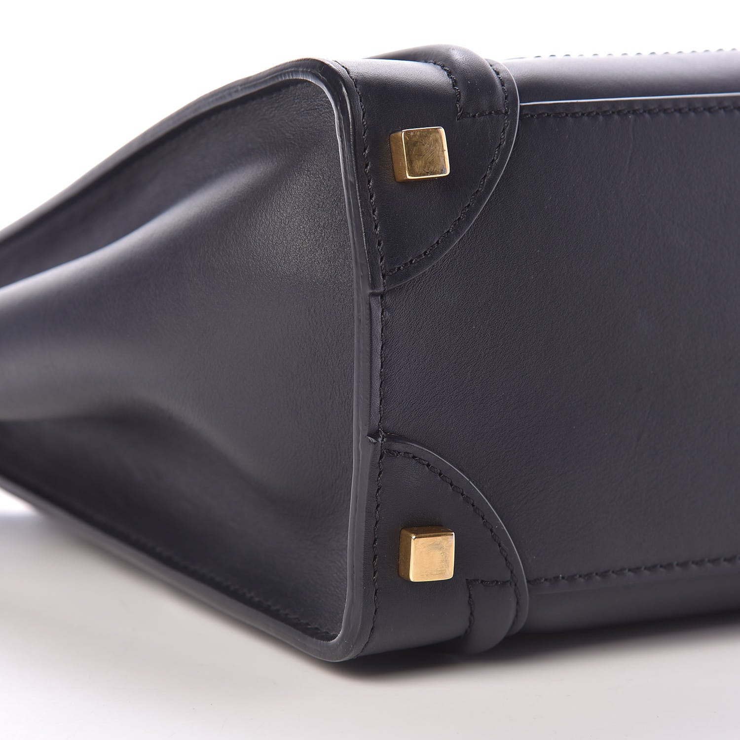 Celine Smooth Calfskin Micro Luggage Navy Blue 8 of 9