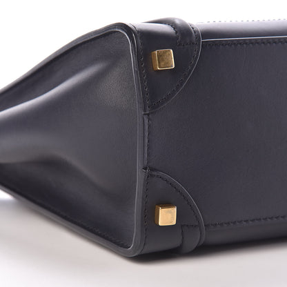 Celine Smooth Calfskin Micro Luggage Navy Blue 8 of 9