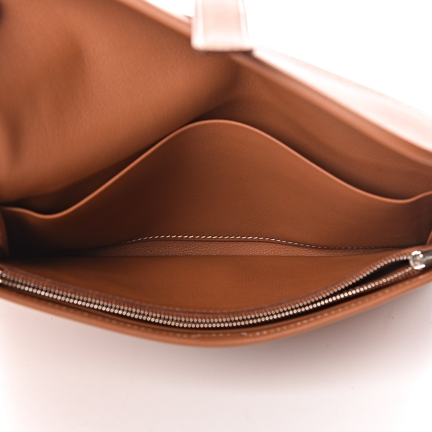 Hermes Swift Jige Duo Clutch Toffee 6 of 9
