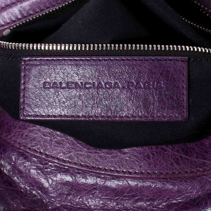 Balenciaga Agneau Giant 21 Silver Hardware City Raisin Purple 7 of 10