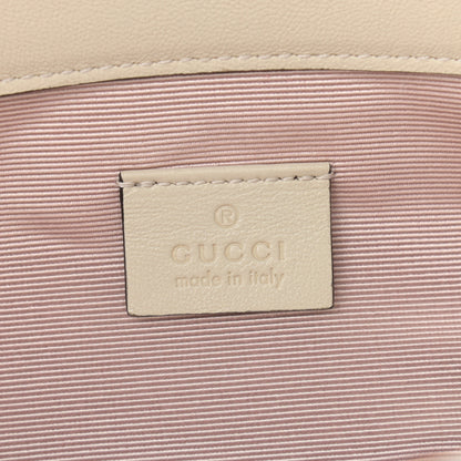 Gucci Lambskin Linea Matisse Chain Shoulder Bag Mystic White 7 of 10