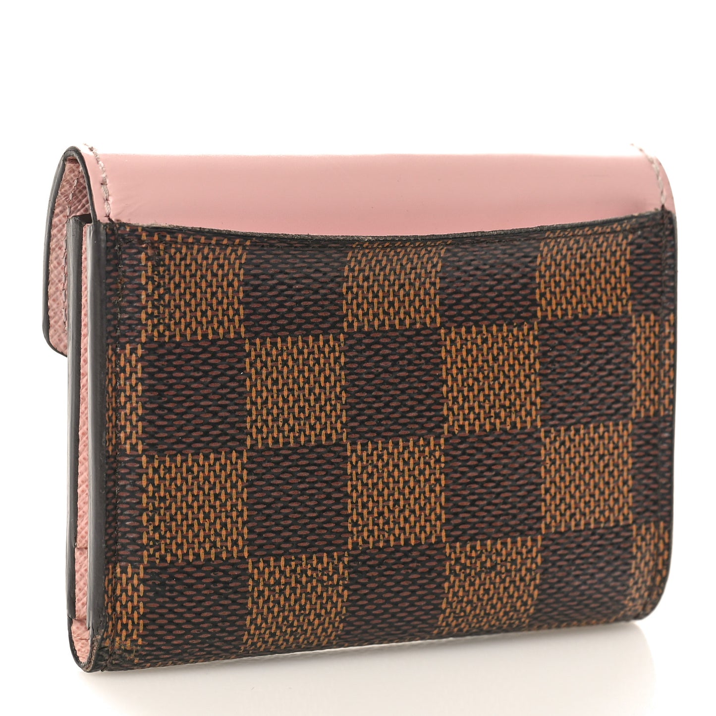 Damier Ebene Zoe Wallet Rose Ballerine