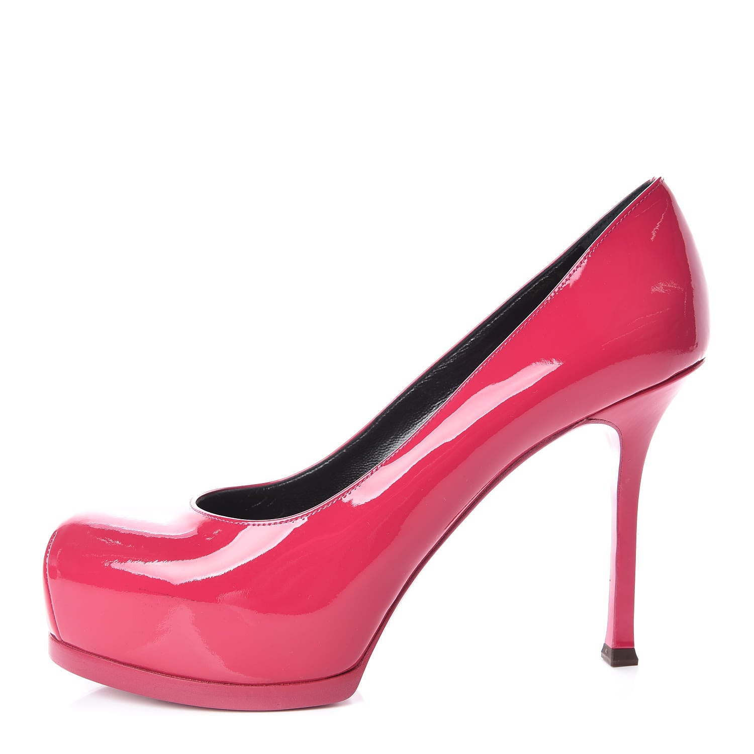 Saint Laurent Patent Tribtoo 80 Platform Pump 39 Fuchsia 1 of 10