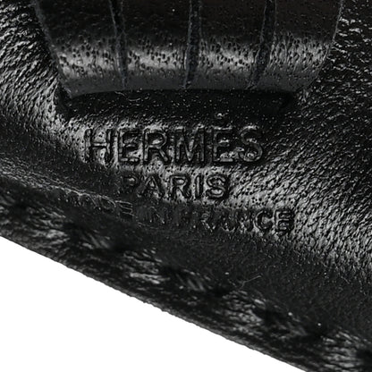 Hermes Milo Lambskin Hippo Bag Charm So Black 3 of 5