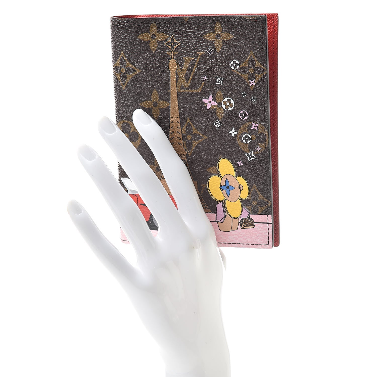 Louis Vuitton Monogram 2019 Christmas Animation Passport Cover Rouge 2 of 7