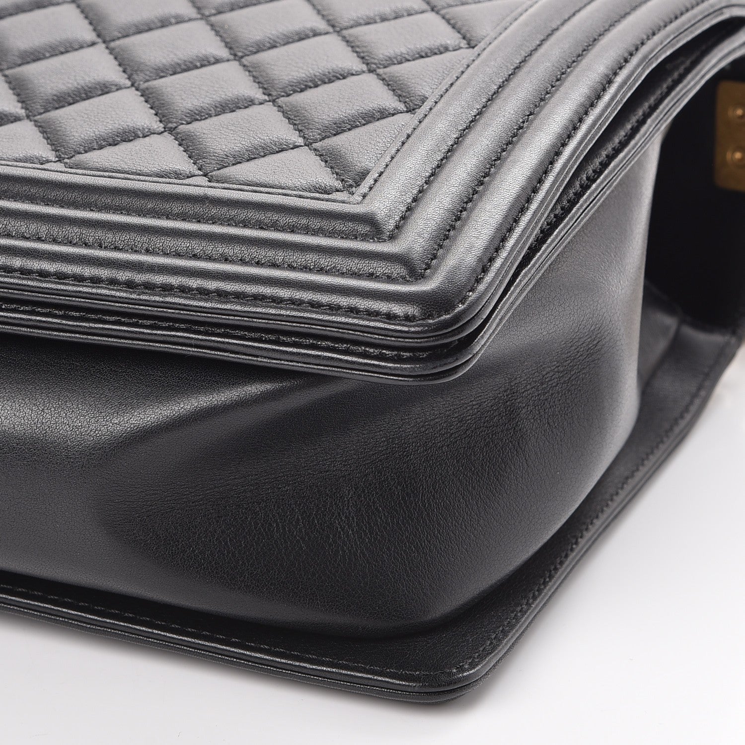 Chanel Calfskin Quilted New Medium Boy Flap Black 11 of 12