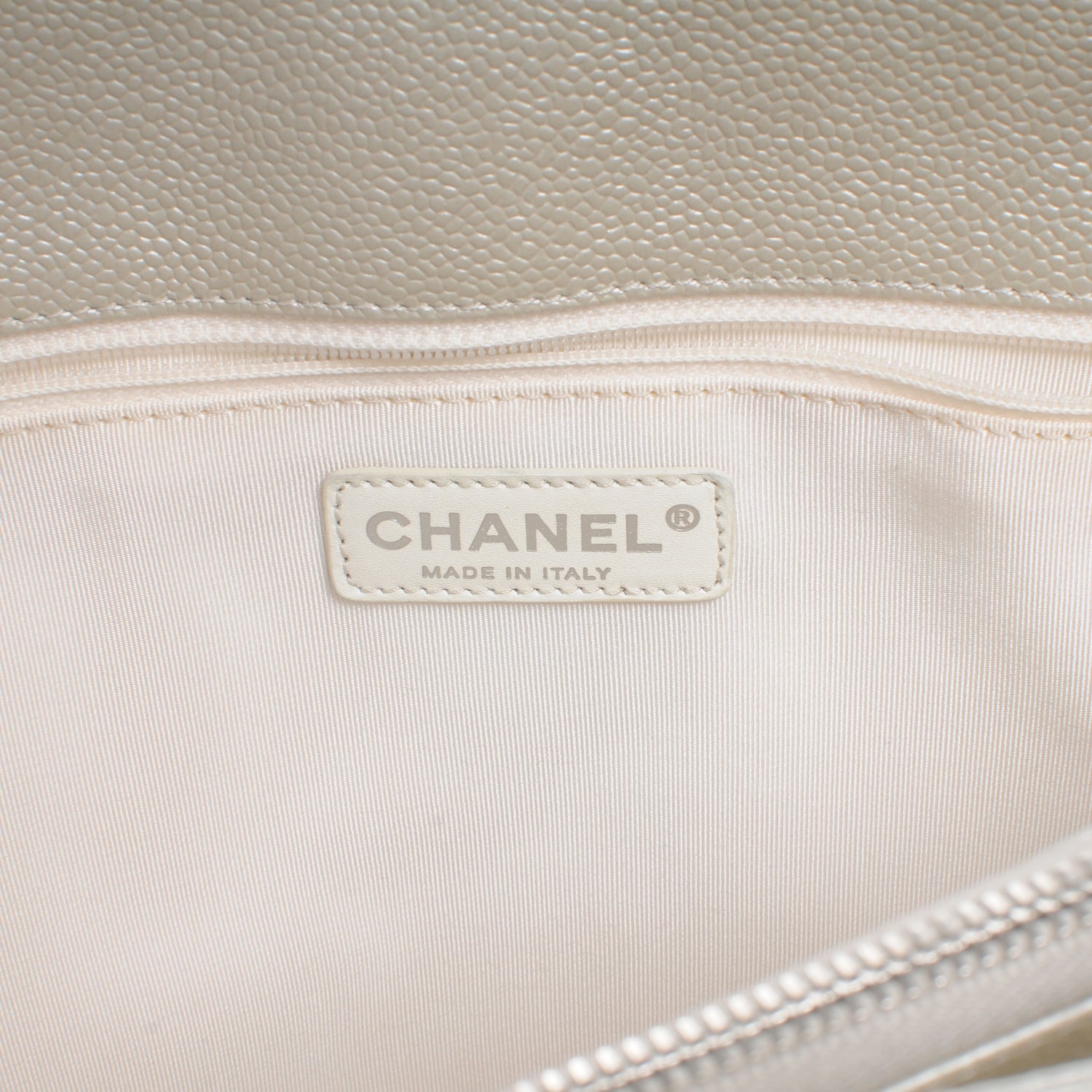 Chanel Caviar Quilted Grand Shopping Tote GST Pearl 6 of 7