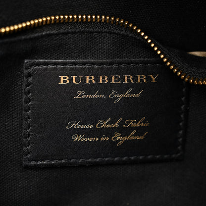 Burberry Grainy Calfskin House Check Small Canterbury Tote Pale Orchid 6 of 10