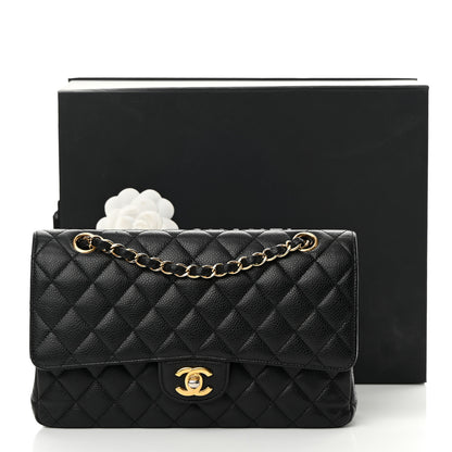 Chanel Caviar Quilted Medium Double Flap Black 16 of 16