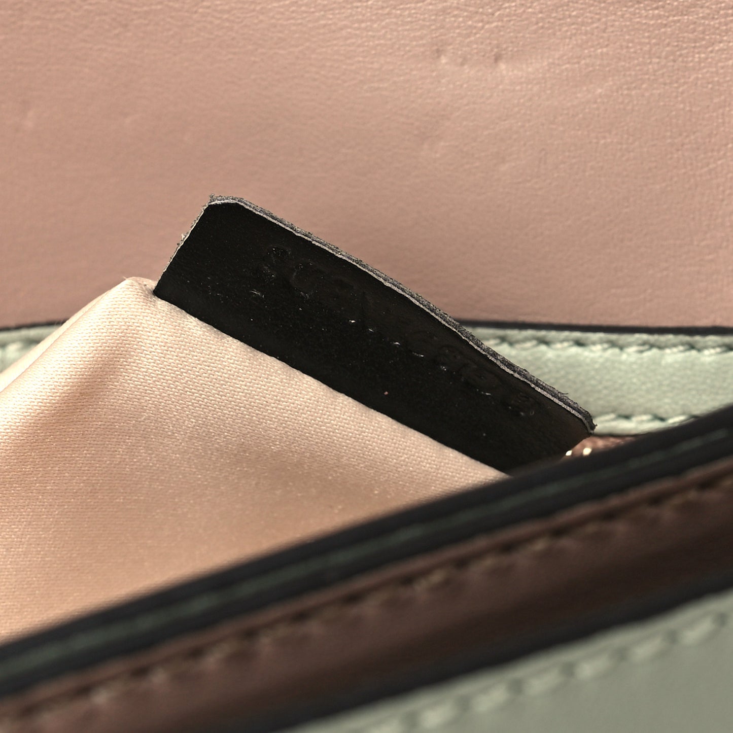 Nappa Rockstud Wristlet Clutch Green Tea Sorbet
