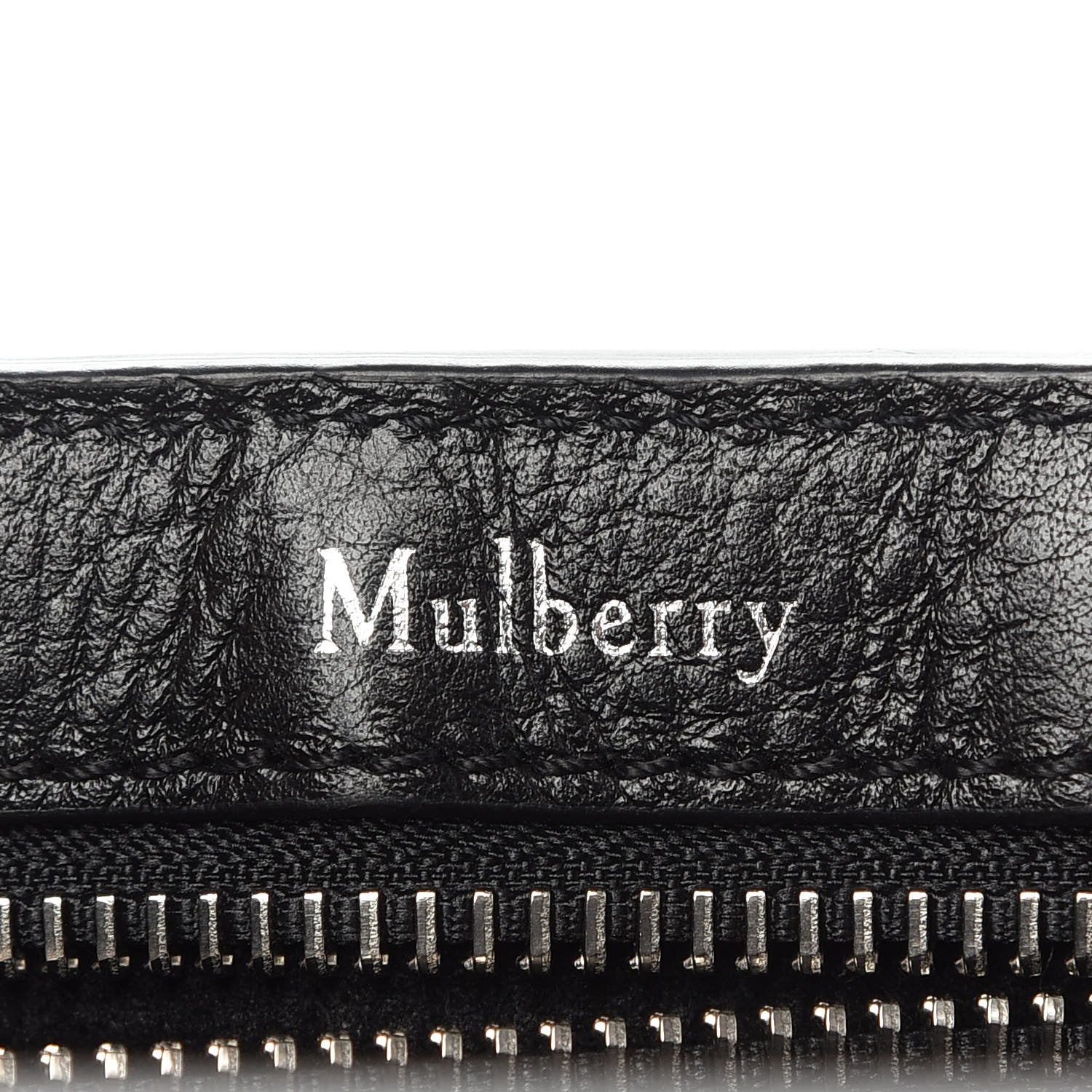 Mulberry Calfskin Zip Chain Bayswater Black 7 of 9