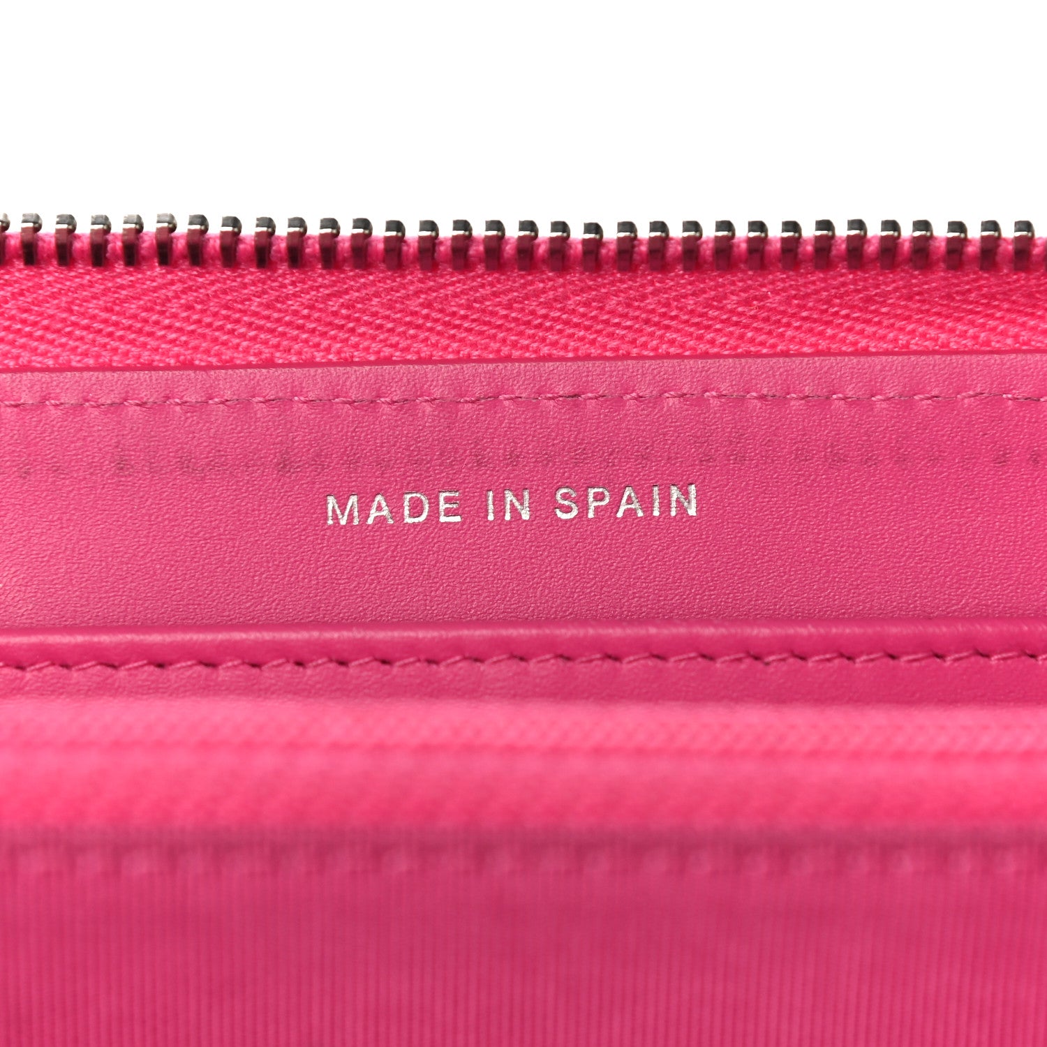 Chanel Caviar Quilted Large Gusset Zip Around Wallet Pink 6 of 21