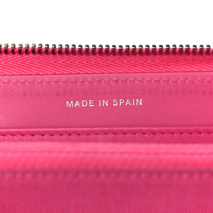 Chanel Caviar Quilted Large Gusset Zip Around Wallet Pink 6 of 21