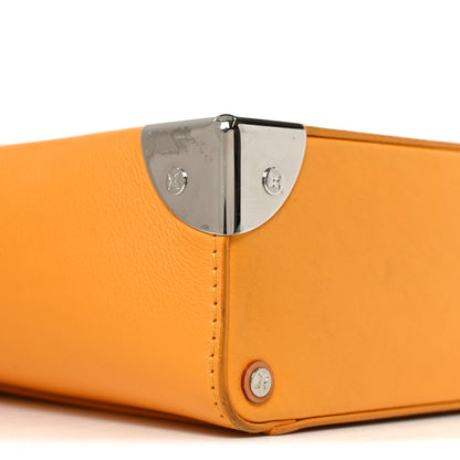 Louis Vuitton Calfskin N°7 Vertical Box Trunk Yellow 8 of 8