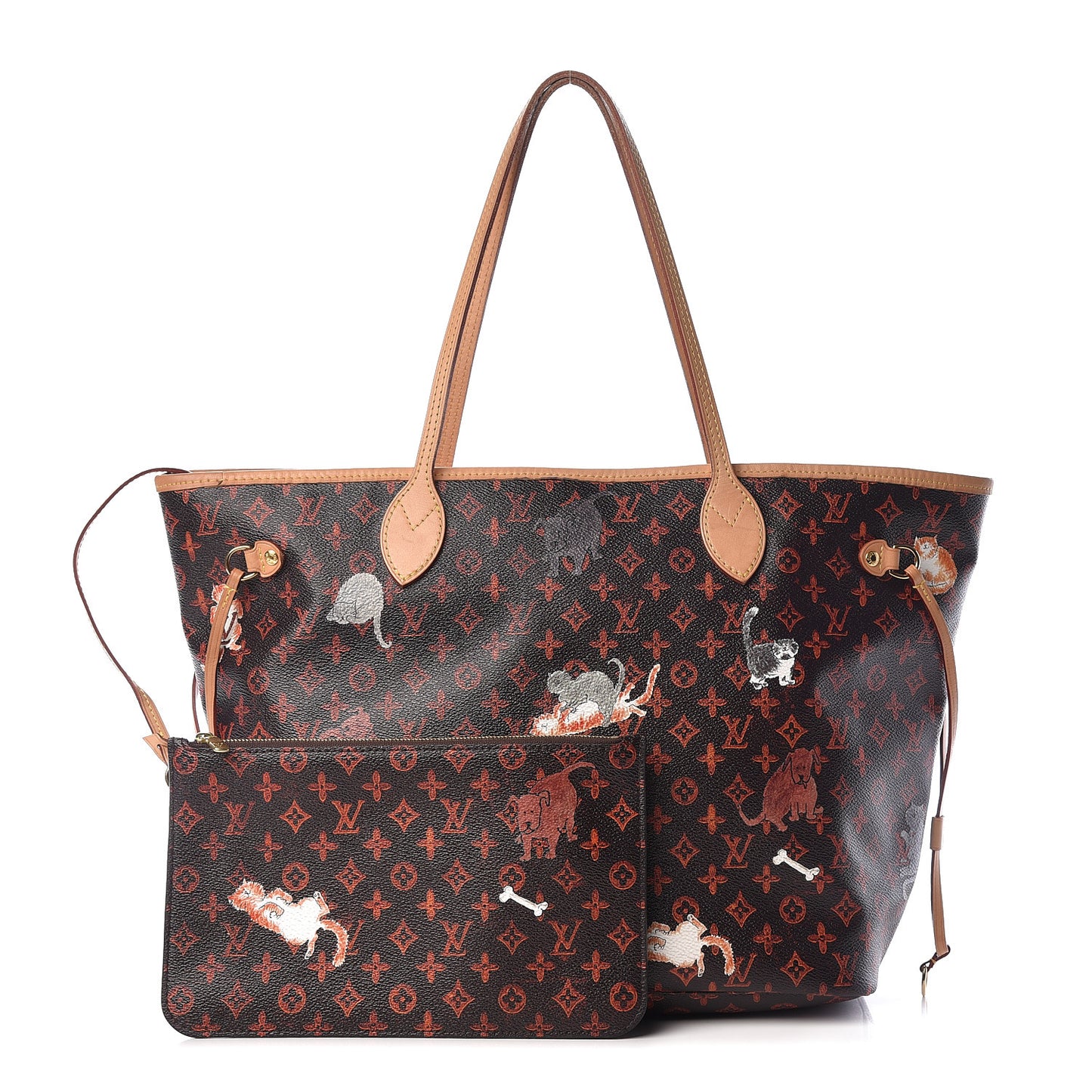 Catogram Neverfull MM Marron