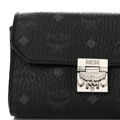 MCM Visetos Small Millie Crossbody Bag Black 13 of 14