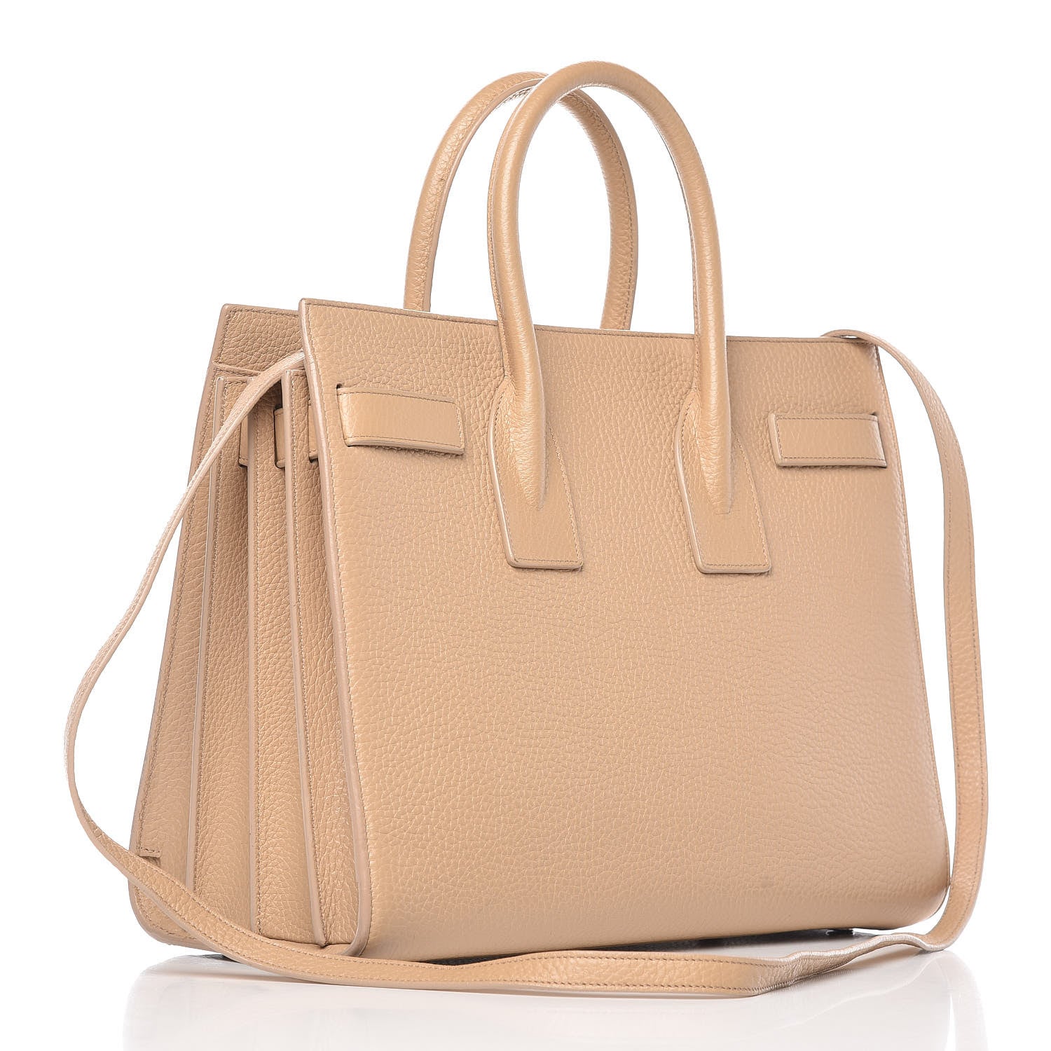 Saint Laurent Grained Calfskin Small Sac De Jour Nude Powder 3 of 15