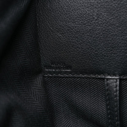 Loewe Calfskin Tweed Small Hammock Shoulder Bag Tan Black 7 of 14