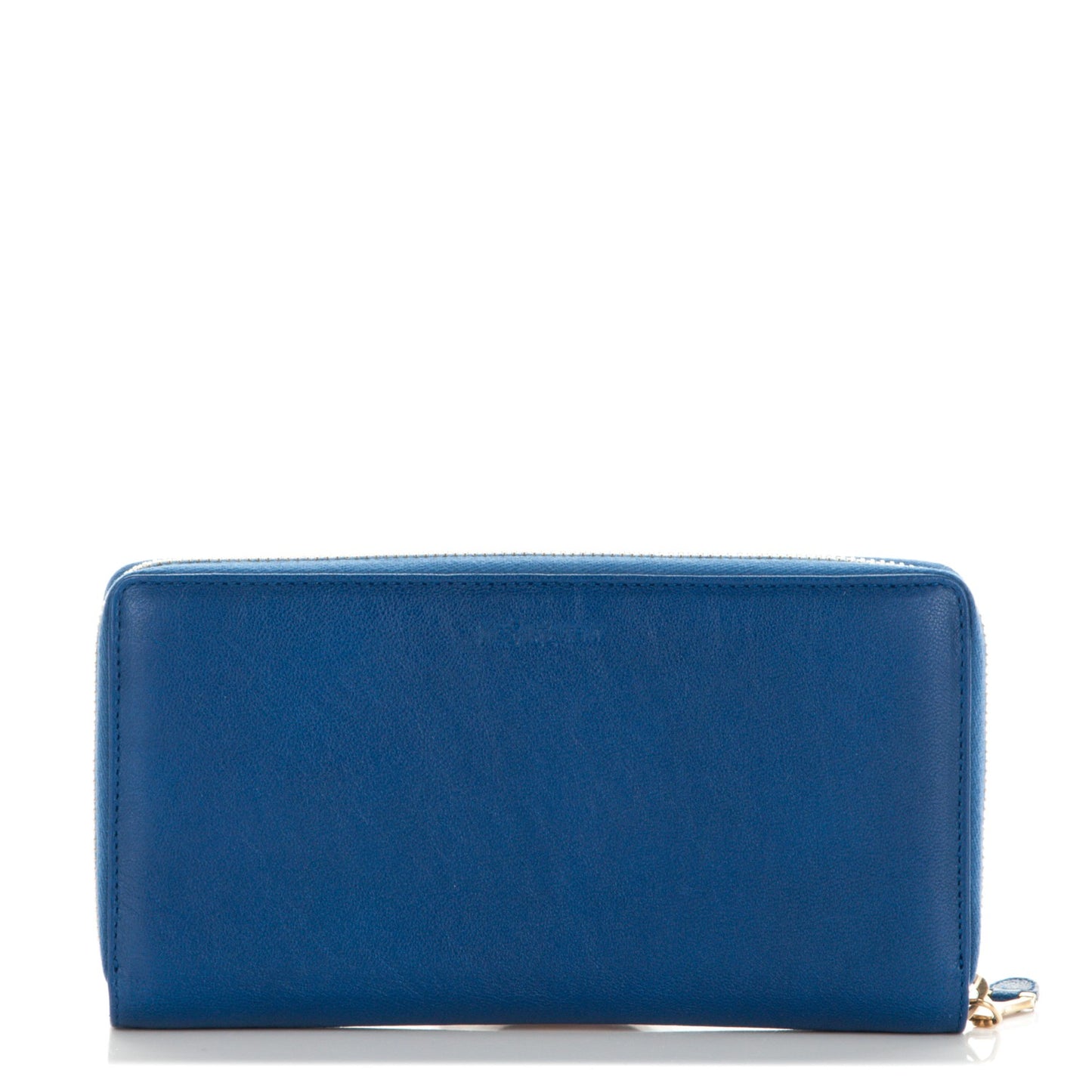 Sheepskin ChYc Zip Around Wallet Blue
