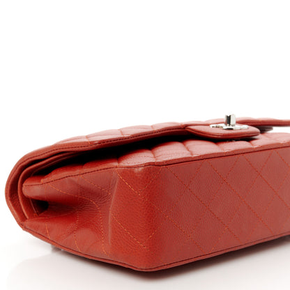 Chanel Caviar Quilted Medium Double Flap Red 10 of 11