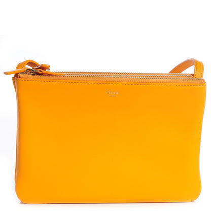Celine Lambskin Small Trio Crossbody Bag Sunflower 1 of 10