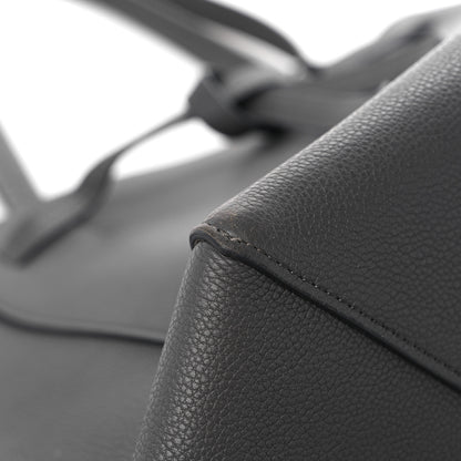 Celine Soft Grained Calfskin Small Belt Cabas Phantom Grey 8 of 13