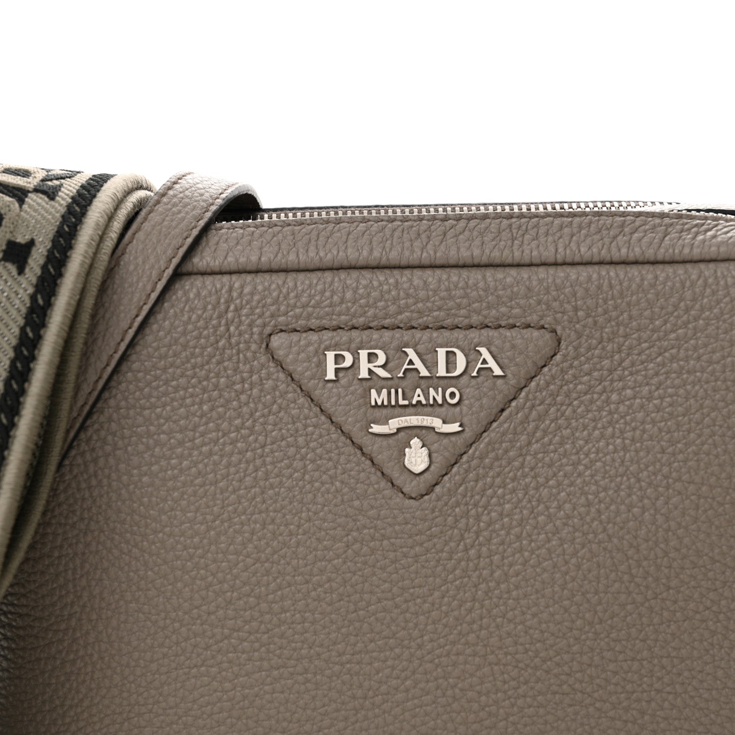 Prada Vitello Daino Soft Camera Crossbody Argilla 8 of 12