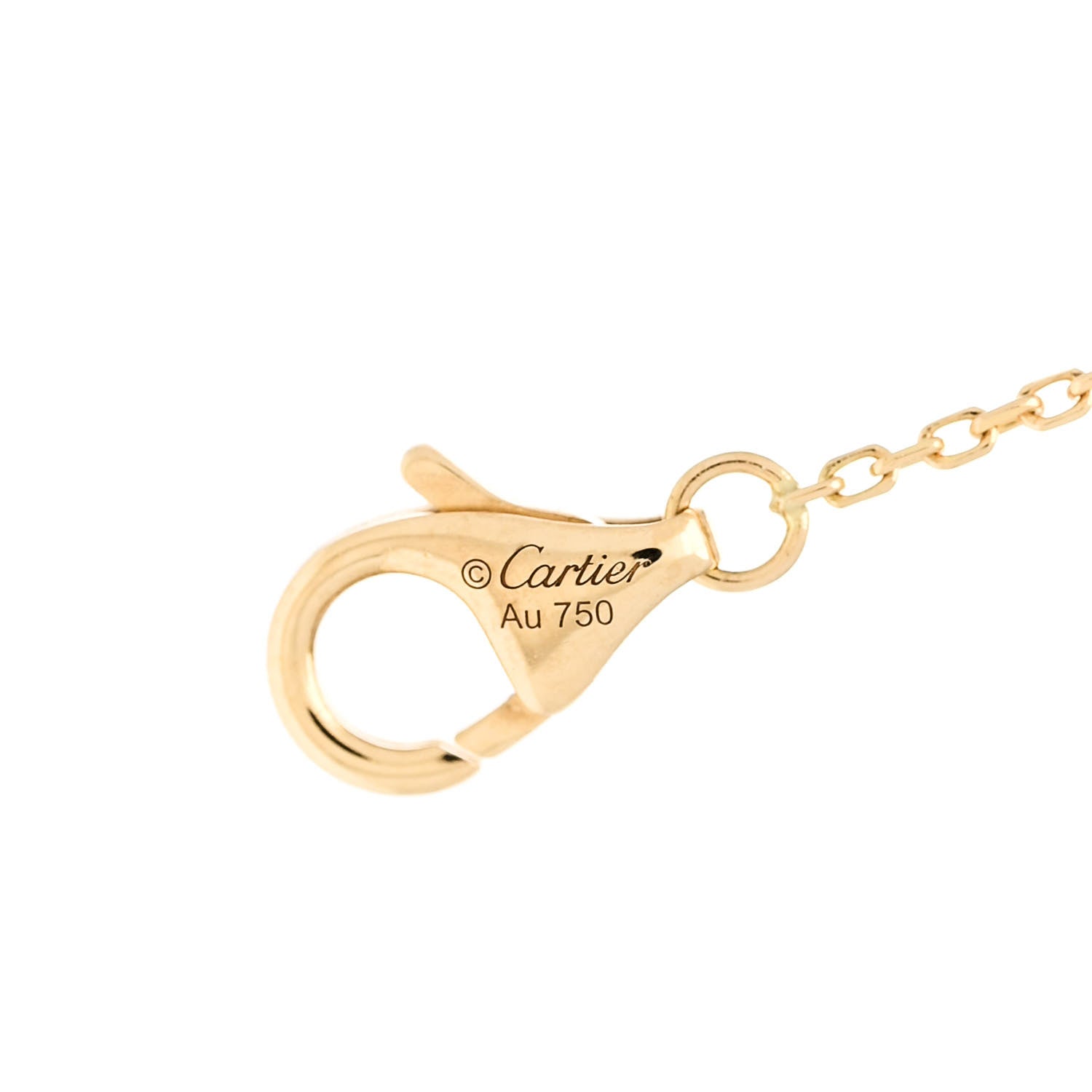 Cartier 18K Yellow Gold Diamond XS D'Amour Bracelet 4 of 5