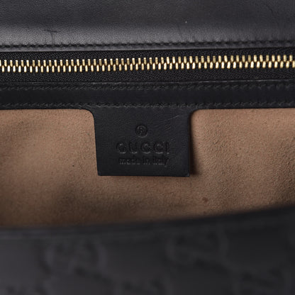 Gucci Guccissima Medium Padlock Shoulder Bag Black 7 of 10