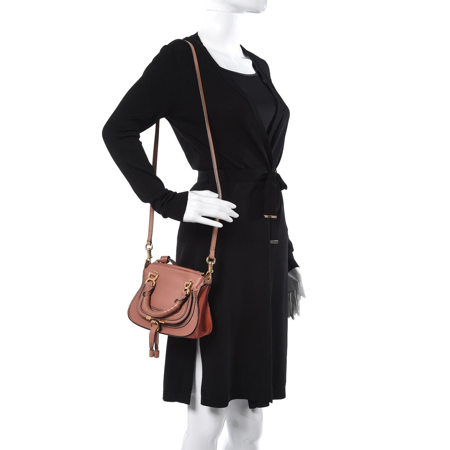 Calfskin Mini Marcie Satchel Waterlily