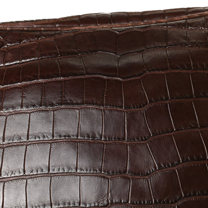 Gucci Crocodile Medium Messenger Bag Brown 13 of 16