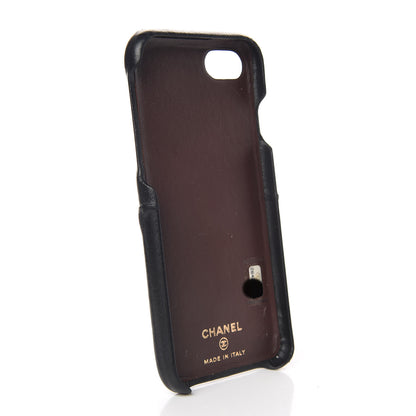 Chanel Lambskin Quilted iPhone 7/8 Coco Tech Case Black 3 of 8