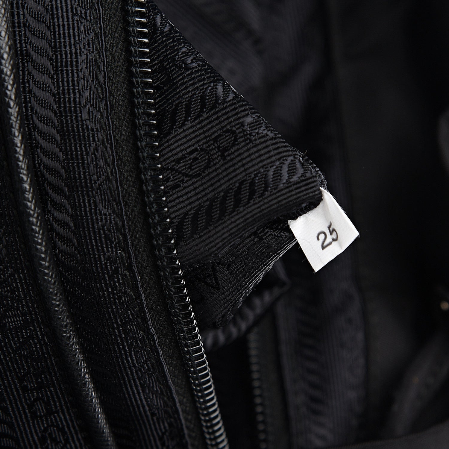 Prada Nylon Vela Saffiano Backpack Black 6 of 9