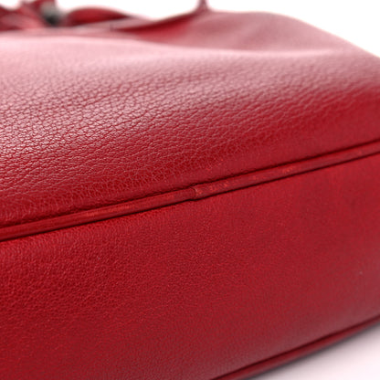 Saint Laurent Lambskin Monogram Lou Camera Bag Eros Red 15 of 23