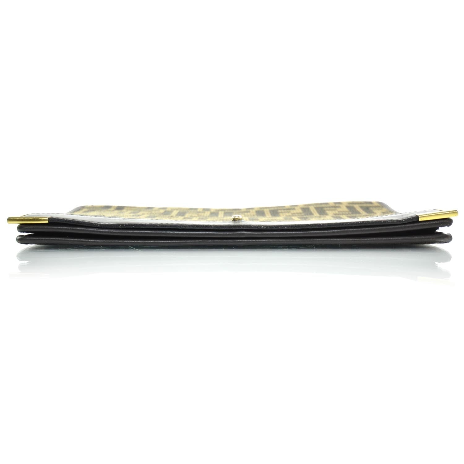 Fendi Zucca El Clasico Clutch Tobacco 4 of 7
