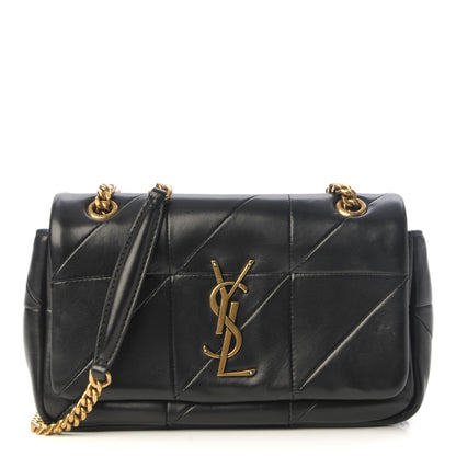 Saint Laurent Lambskin Patchwork Monogram Small Jamie Black 1 of 11