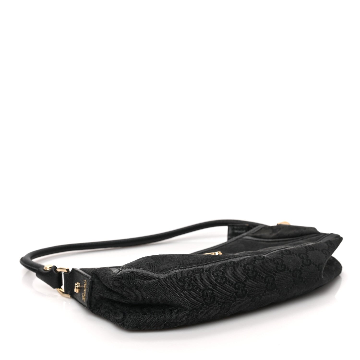 Gucci Monogram D Ring Abbey Pochette Black 4 of 9