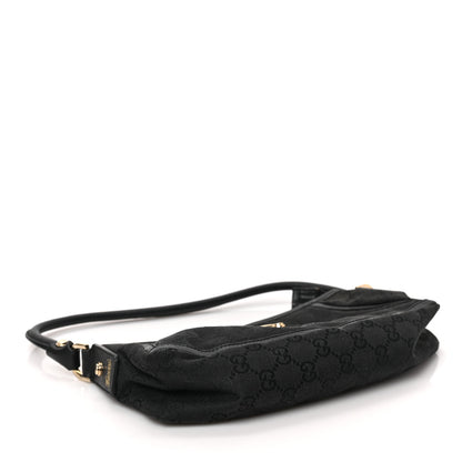Gucci Monogram D Ring Abbey Pochette Black 4 of 9