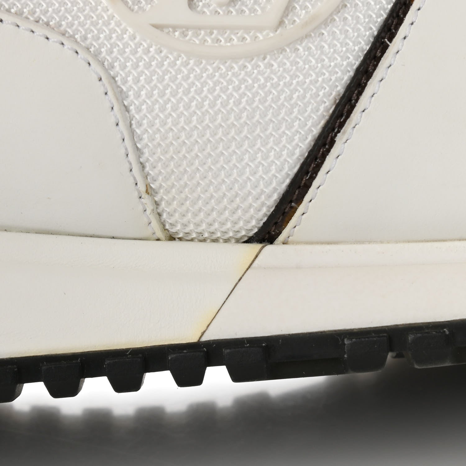 Louis Vuitton Calfskin Monogram Run Away Sneakers 38 White 14 of 14