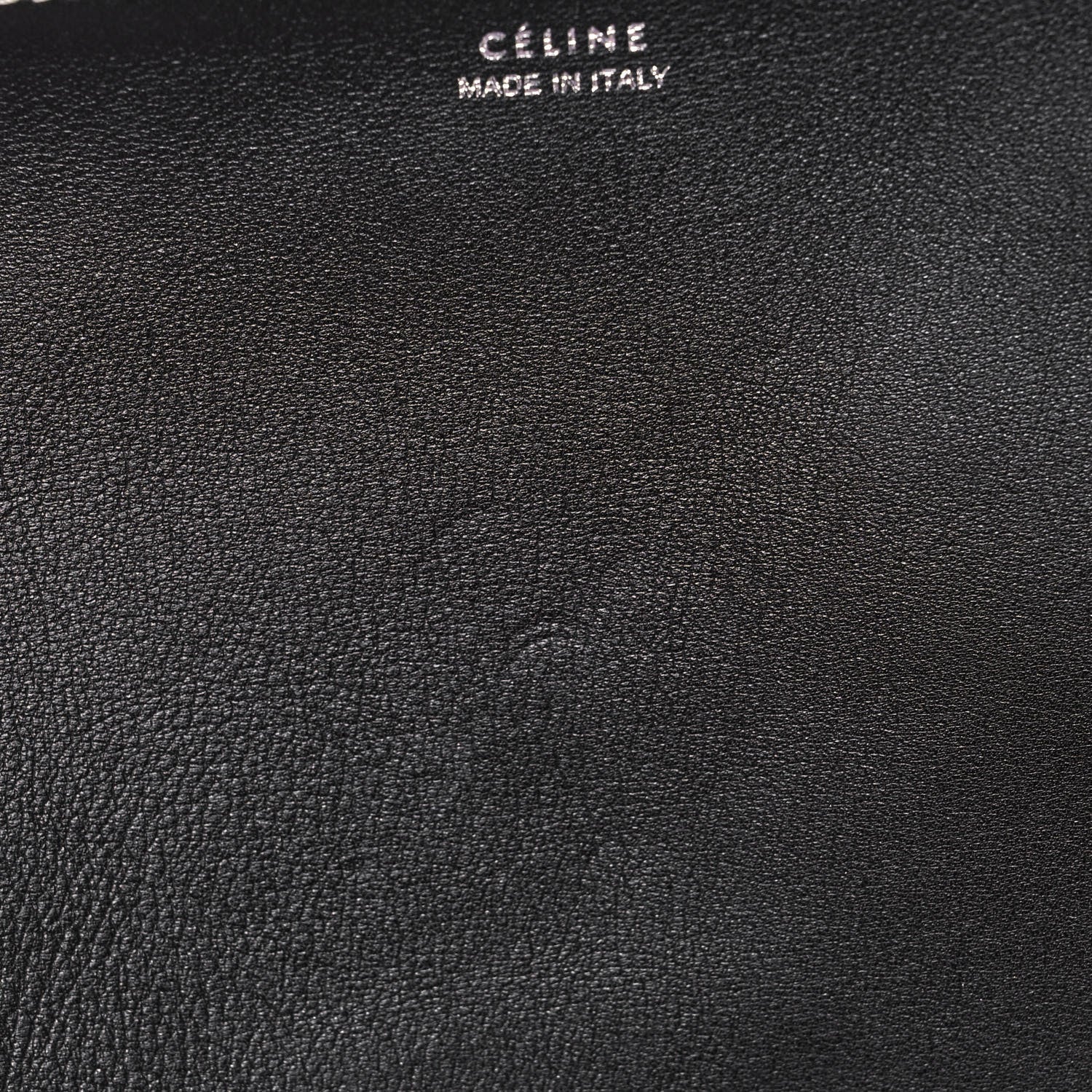 Celine Canvas Smooth Calfskin Frame Tote Black Pink White 17 of 17