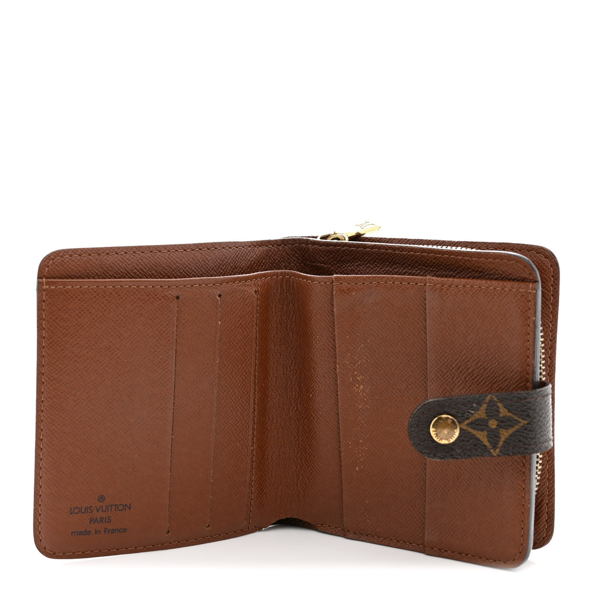 Monogram Compact Zippe Zipped Wallet
