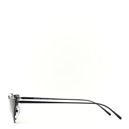 Prada Cat Eye Sunglasses SPR 63U Black 3 of 7