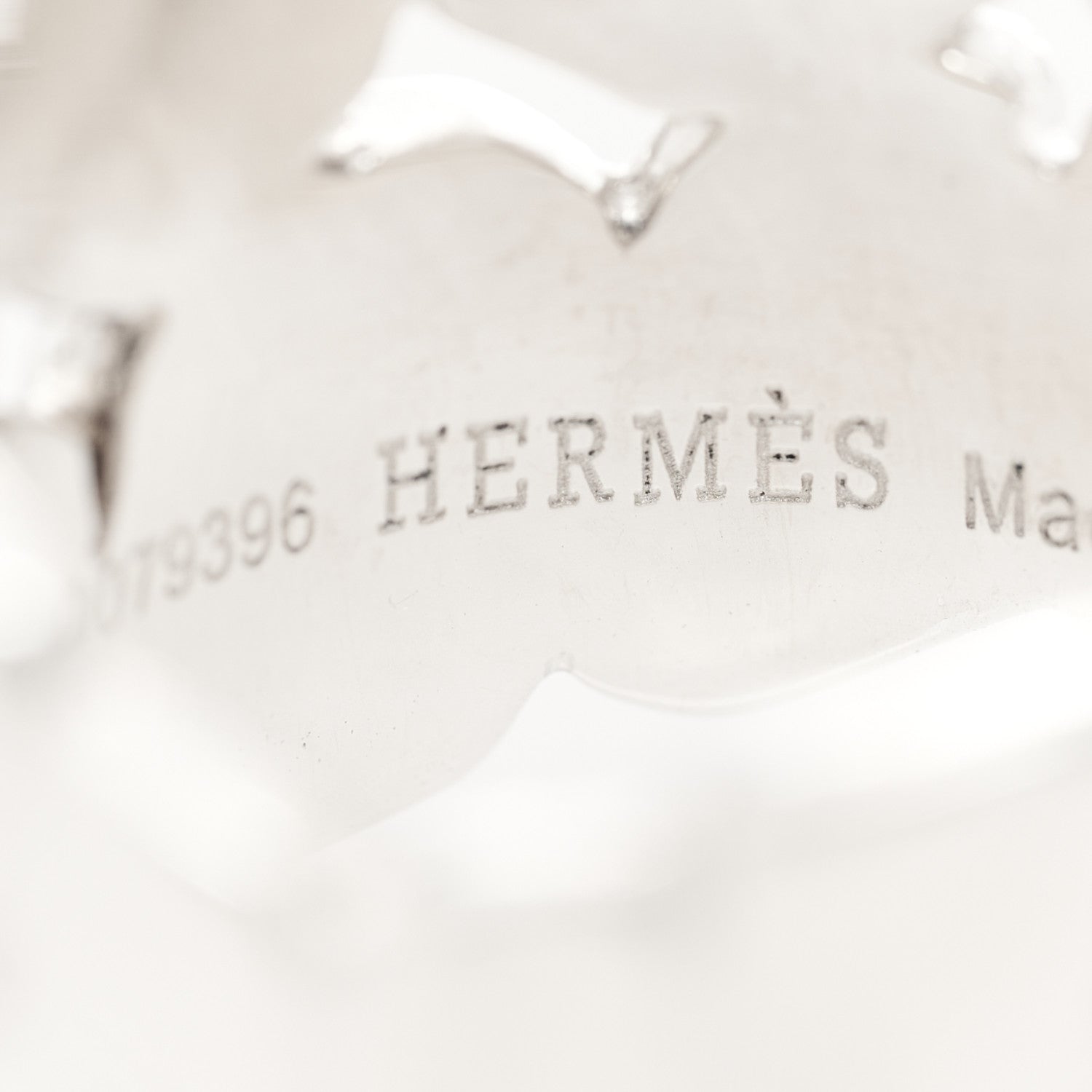 Hermes Sterling Silver MM Niloticus Eclat Ring 50 5.25 4 of 7