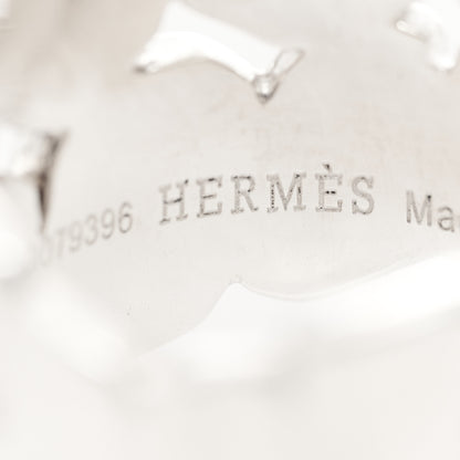 Hermes Sterling Silver MM Niloticus Eclat Ring 50 5.25 4 of 7