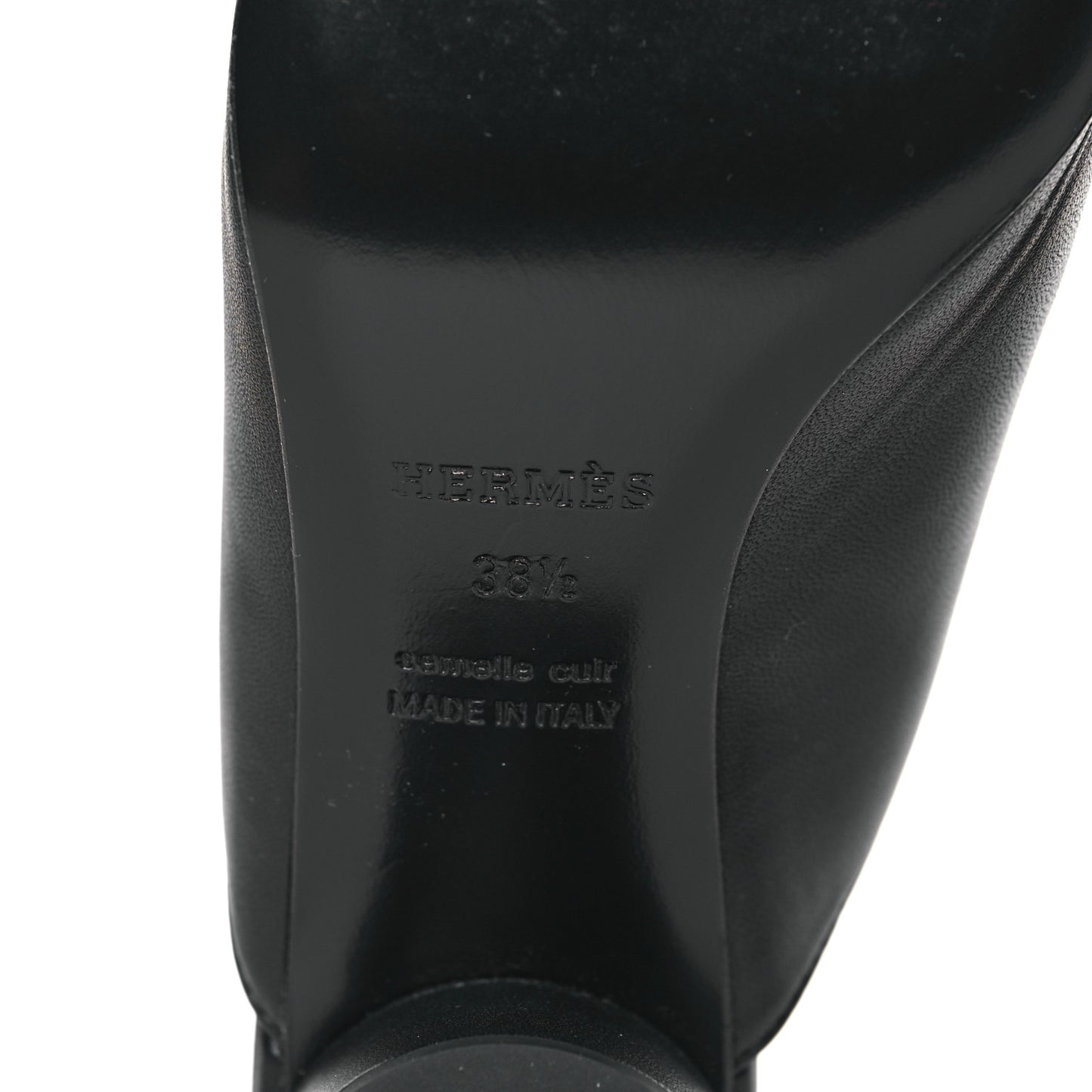 Nappa Detail Mules 38.5 Black
