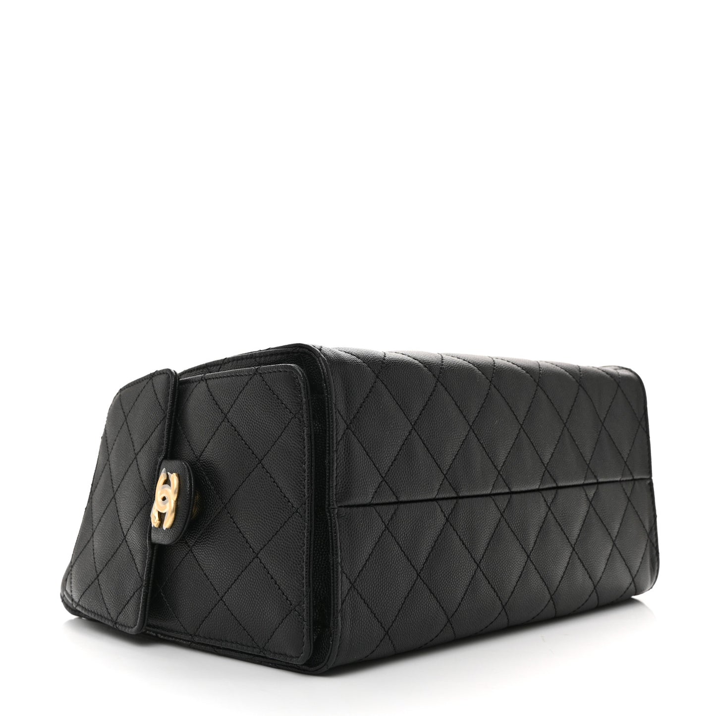 Caviar Quilted Small Chanel 25 Handbag Black