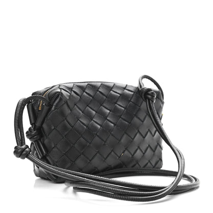 Bottega Veneta Nappa Intrecciato Mini Loop Camera Bag Black 3 of 10